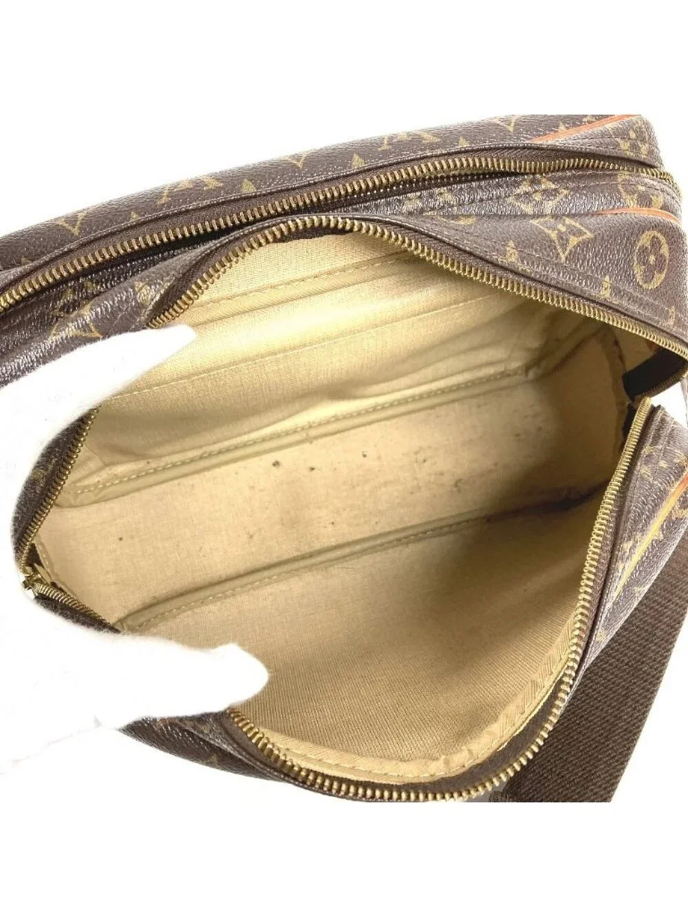 Louis Vuitton Shoulder Bag Reporter PM Lipoter PM Monogram Canvas Brown